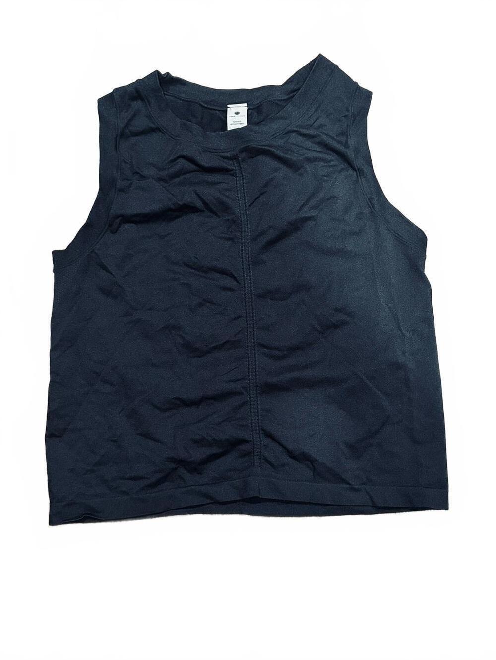 Yogalicious Black Sleeveless Crop Tank